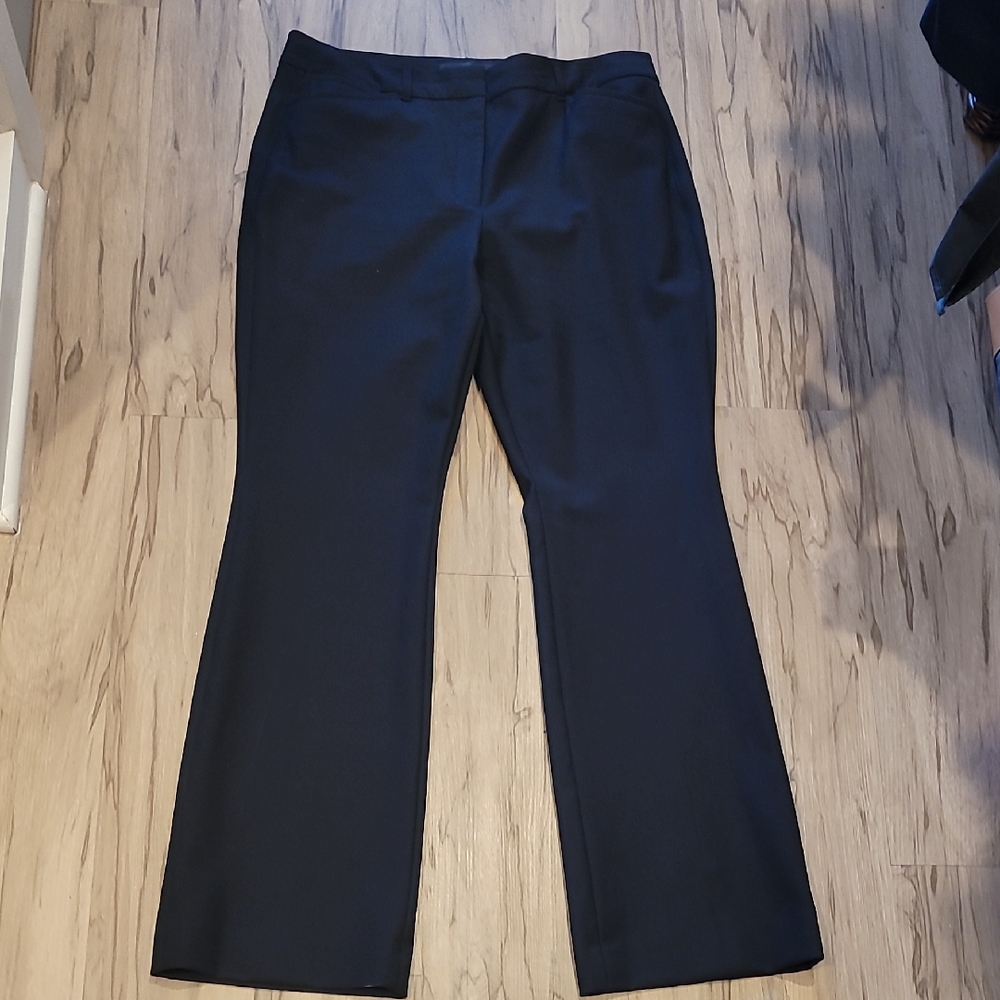 White House Black Market Black Flare Pants